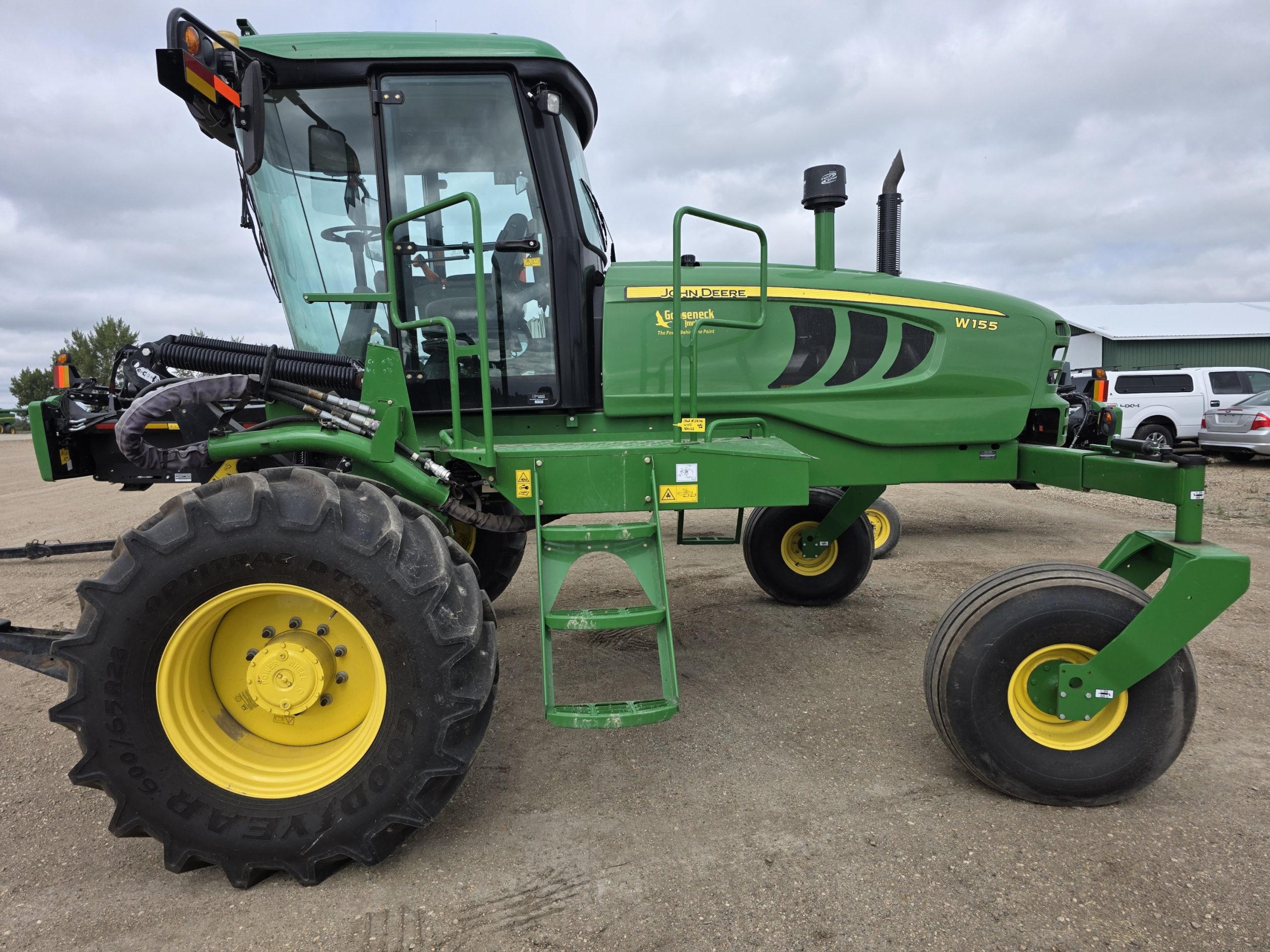2026/09/1000264094-scaled.jpg 2017 John Deere W155 (Macdon M155) swather + D435 (D65D) header - Image 1
