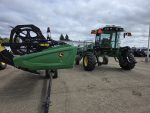 2017 John Deere W155 (Macdon M155) swather + D435 (D65D) header - Image 16